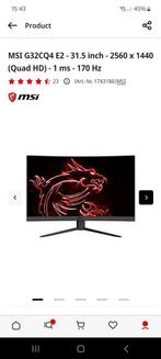 MSI G32CQ4 E2 - 31.5 inch, Computers en Software, Monitoren, Ophalen, Zo goed als nieuw, IPS