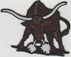 Stier Bull stoffen opstrijk patch embleem #2, Verzenden, Nieuw