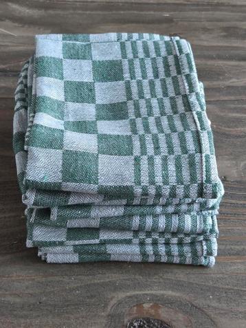 Theedoekenset - 12 stuks - 65x65cm - Groen beschikbaar voor biedingen
