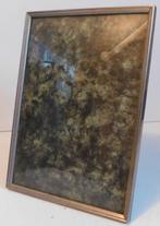 Nostalgische fotolijst met bol glas, Antiek en Kunst, Ophalen of Verzenden