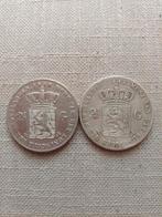 2 Rijksdaalders 1846/1848, Postzegels en Munten, Munten | Nederland, Ophalen of Verzenden, Koning Willem II, 2½ gulden