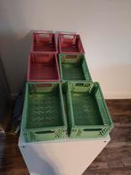 6 Opvouwbare Kratten - Xenos, Doe-het-zelf en Verbouw, Kratten en Dozen, Opvouwbaar, Minder dan 35 cm, Minder dan 50 cm, Ophalen of Verzenden