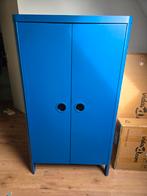 Blauwe kinderkast Ikea, Huis en Inrichting, Kasten | Kledingkasten, Ophalen, 50 tot 100 cm, Zo goed als nieuw, 150 tot 200 cm