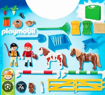 Playmobil 5893 Meeneem Manege - Groene Koffer beschikbaar voor biedingen