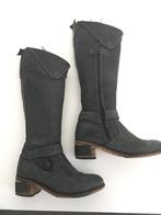 C626 Yellow Cab Maat 37 hoge laarzen schoenen donker-grijs, Hoge laarzen, Ophalen of Verzenden, Yellow Cab, Grijs