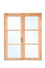 luxe dubbele douglas glas deur xxl 234.5cm hoog  opruiming, Nieuw, 215 cm of meer, Glas, 120 cm of meer