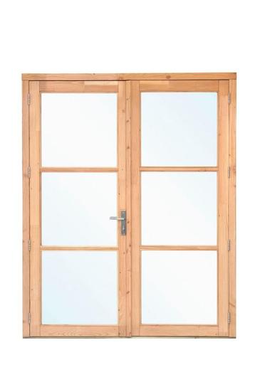 luxe dubbele douglas glas deur xxl 234.5cm hoog  opruiming beschikbaar voor biedingen