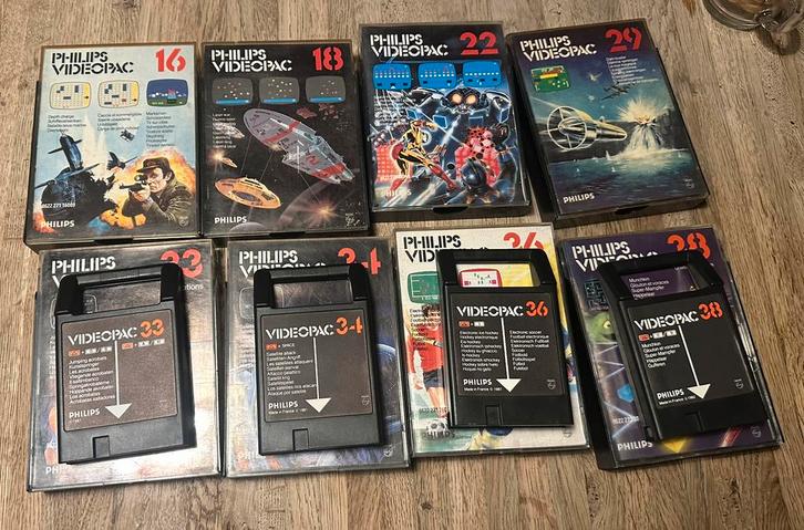 Video game philips videopack 8 spellen, Spelcomputers en Games, Spelcomputers | Overige, Zo goed als nieuw, Ophalen of Verzenden