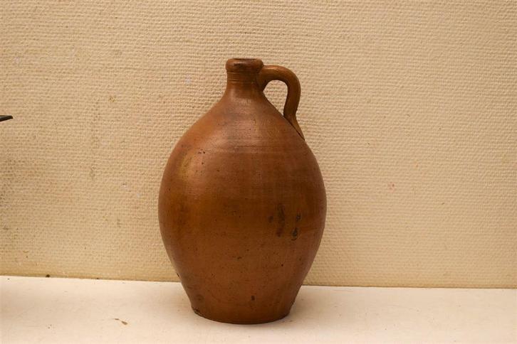 Aardewerk kruik 46714, Huis en Inrichting, Woonaccessoires | Vazen, Gebruikt, Overige kleuren, Minder dan 50 cm, Aardewerk of Porselein