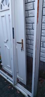 Kunstof buitendeur met kozijn Voordeur enz, Doe-het-zelf en Verbouw, Kozijnen en Schuifpuien, 75 tot 150 cm, Kunststof, Deurkozijn