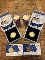 2 euro 30 jaar Europese Vlag Nederlamd muntrol proof coincar, Ophalen of Verzenden, 2 euro
