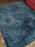 Blauw laagpolig kleed, Huis en Inrichting, Stoffering | Tapijten en Kleden, Ophalen, Blauw, 200 cm of meer, Zo goed als nieuw