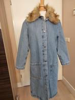 Nieuw ZARA jeans jas met bontvoering ( maat M-L ), Kleding | Dames, Ophalen of Verzenden, Zo goed als nieuw, Maat 38/40 (M), Blauw