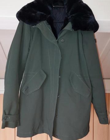 Airforce short teddy parka winterjas maat L beschikbaar voor biedingen