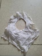 Antiek hand gemaakt baby- / poppen kraagje foto 1 t/m 3