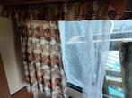Vintage Caravan Gordijnen compleet met rail en vitrage, Ophalen of Verzenden, Gebruikt