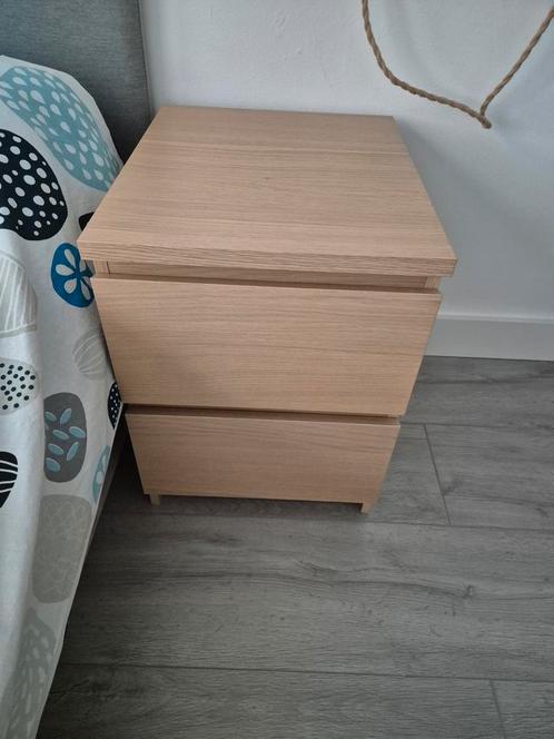 ikea malm nachtkastjes, Huis en Inrichting, Slaapkamer | Nachtkastjes, Gebruikt, Minder dan 55 cm, Minder dan 45 cm, Hout, Ophalen