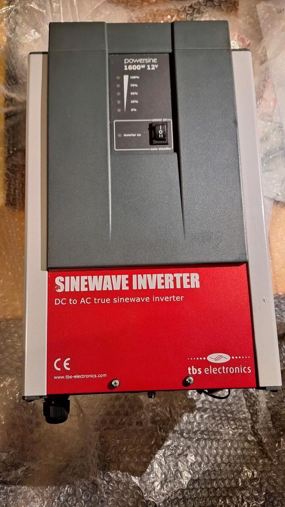 TBS Powersine 1600W 12V Omvormer, Caravans en Kamperen, Camper-accessoires, Gebruikt, Ophalen of Verzenden