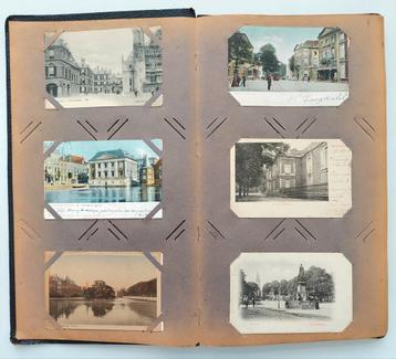 Album met 111 oude Ansichtkaarten Den Haag e.o. beschikbaar voor biedingen