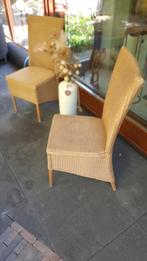 Lloyd loom stoelen, Ophalen, Gebruikt, Twee, Bruin