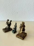 Collectie erotische figuren molukken, indonesie koper zilver, Antiek en Kunst, Ophalen of Verzenden