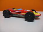 retro vintage blikken raceauto met plastic wielen, Ophalen of Verzenden