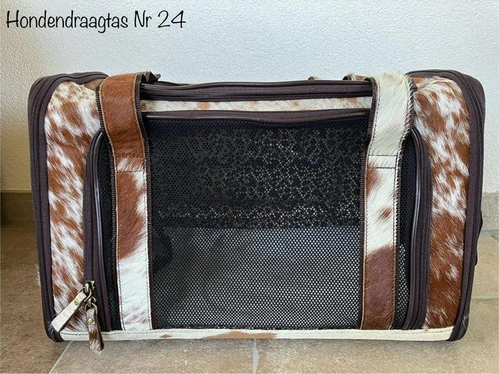 Hondendraagtas koeienhuid, Dieren en Toebehoren, Honden-accessoires, Nieuw, Ophalen of Verzenden