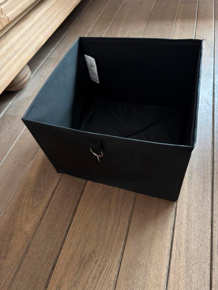 Ikea type: Skubb opvouwbare mand zwart. Nieuw, Huis en Inrichting, Woonaccessoires | Schalen en Manden, Zo goed als nieuw, Mand