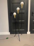 Vintage Italiaanse vloerlamp, Huis en Inrichting, Lampen | Vloerlampen, Ophalen, Gebruikt, Glas, Tijdloos modern design Hollywood regency
