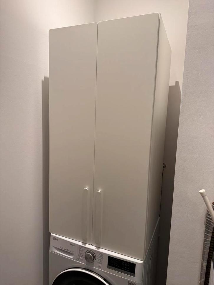 Ikea Platsa kledingkast met garderobelift, Huis en Inrichting, Kasten | Kledingkasten, Zo goed als nieuw, 100 tot 150 cm, 50 tot 100 cm