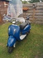 Retro Scooter 50cc Blauw - Snorfiets, Ophalen of Verzenden, Gebruikt, Benzine