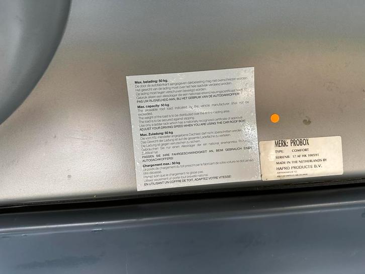 Probox Comfort Dakkoffer - Ruim en Betrouwbaar, Auto diversen, Dakkoffers, Gebruikt, Ophalen
