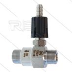 RVS Chemie Injector 1.8mm Regelbaar 350 Bar, Verzenden