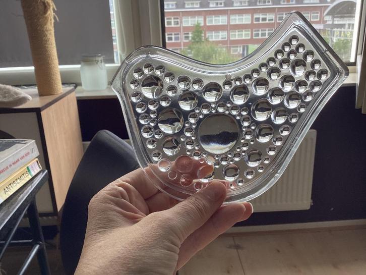 Glaskunst, glas, raamhanger, vogel, Hadeland, vintage, Antiek en Kunst, Antiek | Glas en Kristal, Ophalen