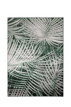 Vloerkleed Zuiver Palm by Day groen-wit, Huis en Inrichting, Ophalen, Gebruikt, Wit, Minder dan 10 m²
