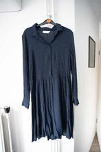 Donkerblauwe blouse jurk Minimum maat 40, Knielengte, Gedragen, Minimum, Maat 38/40 (M)