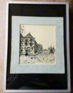 Tekening a. Grevelt den bosch oude vismarkt visstraat, Antiek en Kunst, Ophalen