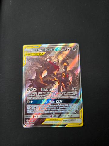 Umbreon&Darkrai SM241 Pokemon Tag Team Promo  beschikbaar voor biedingen