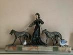 Art Deco Schouwbeeld, jaren '20, Antiek en Kunst, Ophalen