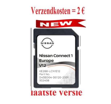 Nissan Connect 1 ✅  V12 Navigatie SD Kaart 2022-2025	 beschikbaar voor biedingen