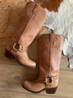Buffalo bikerboots 37 hoge cowboylaarzen western boots, Hoge laarzen, -, Beige, -