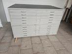 Grote ladekast/tekeningenkast A0 formaat met 10 lades, Huis en Inrichting, Kasten | Ladekasten, Ophalen, Gebruikt, 100 tot 150 cm