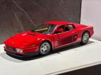 Hotwheels Elite Ferrari Testarossa 1985 rood 1:18, Hobby en Vrije tijd, Modelauto's | 1:18, Ophalen of Verzenden, Zo goed als nieuw