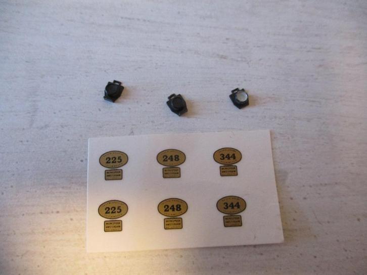 Roco Stickers Sik + 3 Lampjes, Hobby en Vrije tijd, Modeltreinen | H0, Nieuw, Locomotief, Gelijkstroom of Wisselstroom, Roco, NS