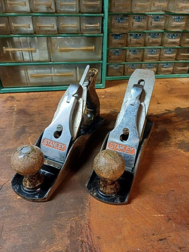 Twee Stanley Bailey Schaven No 4, Doe-het-zelf en Verbouw, Gereedschap | Handgereedschap, Gebruikt, Ophalen of Verzenden