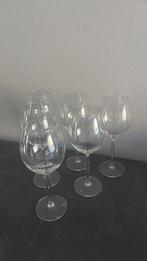 Zes wijnglazen, Ophalen of Verzenden, Gebruikt, Overige typen