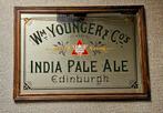 Antieke WM Younger India Pale Ale Spiegel Edinburgh, Antiek en Kunst, Antiek | Spiegels, Ophalen of Verzenden, Rechthoekig, 50 tot 100 cm