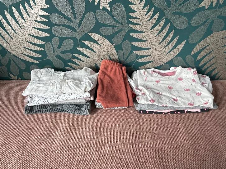 Meisjes kleding pakket maat 74/80, Kinderen en Baby's, Babykleding | Maat 74, Gebruikt, Meisje, Setje, Ophalen of Verzenden