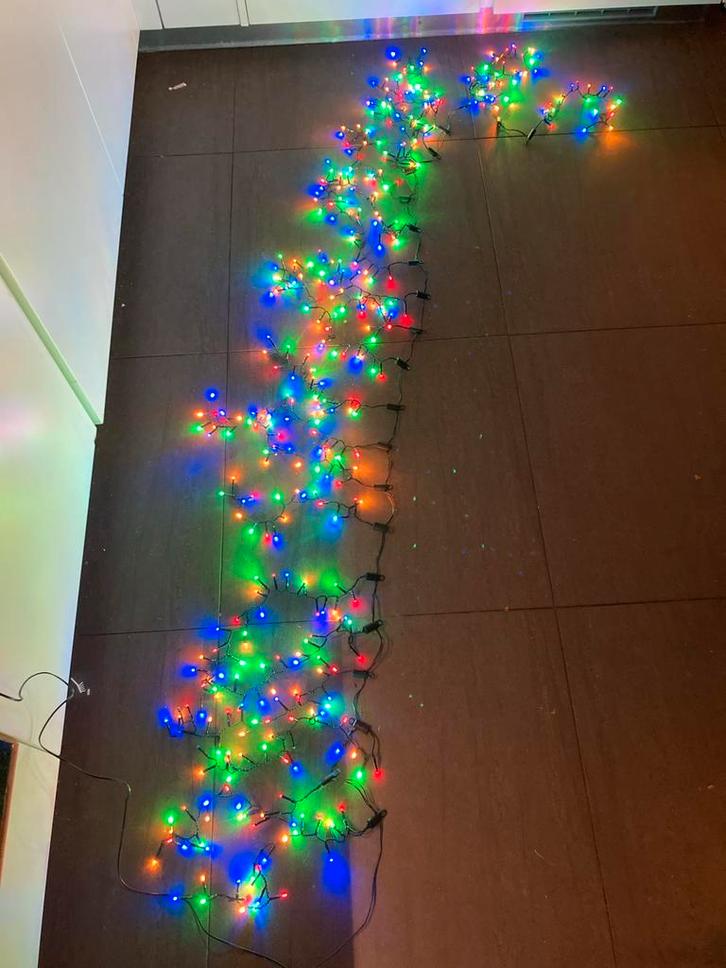 Livarno Home LED Lichtgordijn - 440 Lampjes, Huis en Inrichting, Lampen | Hanglampen, Zo goed als nieuw, Minder dan 50 cm, Kunststof