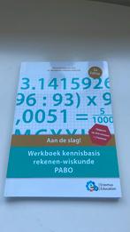 E. Kloet - Werkboek kennisbasis rekenen-wiskunde PABO, E. Kloet; N. Wolzak; R. Moraal; Erasmus Education, Ophalen of Verzenden